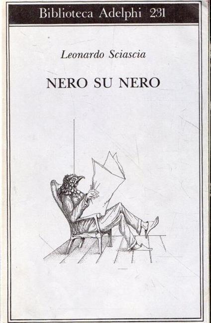 Nero su nero - Leonardo Sciascia - copertina