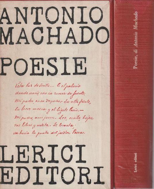 Poesie - Antonio Machado - copertina