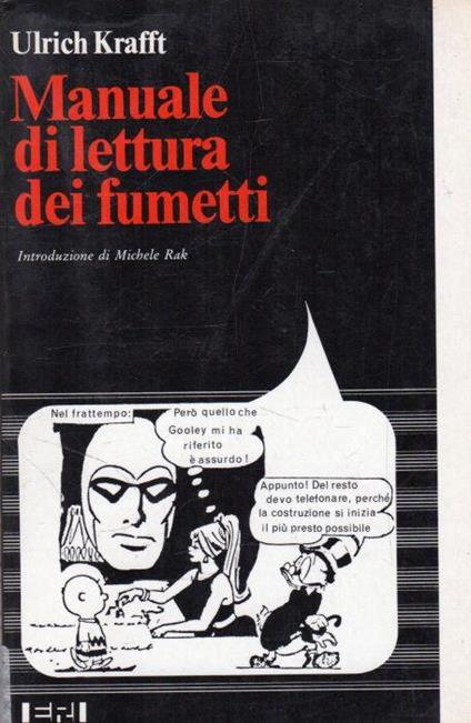 Manuale di lettura dei fumetti - Ulrich Krafft - copertina