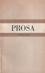 Prosa. Quaderno primo (a cura di Gianna Manzini)