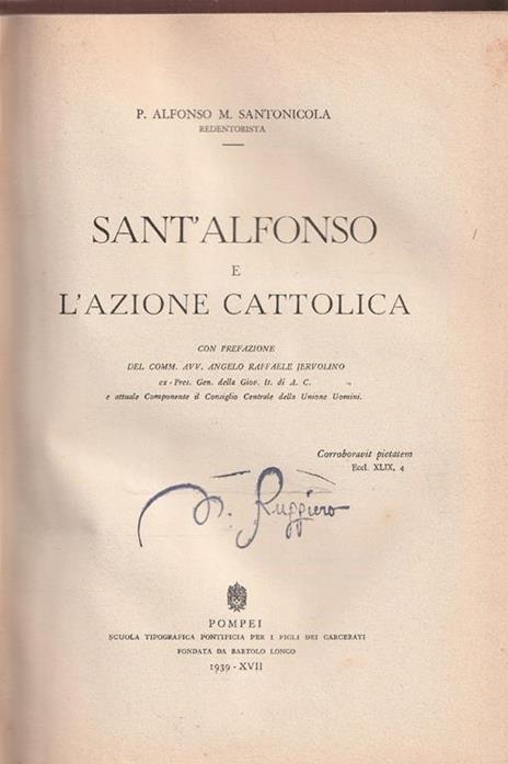Sant'Alfonso e l'Azione Cattolica - 2