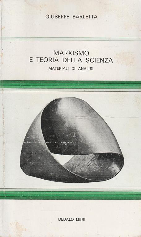 Marxismo e teoria della scienza. Materiali di analisi - copertina