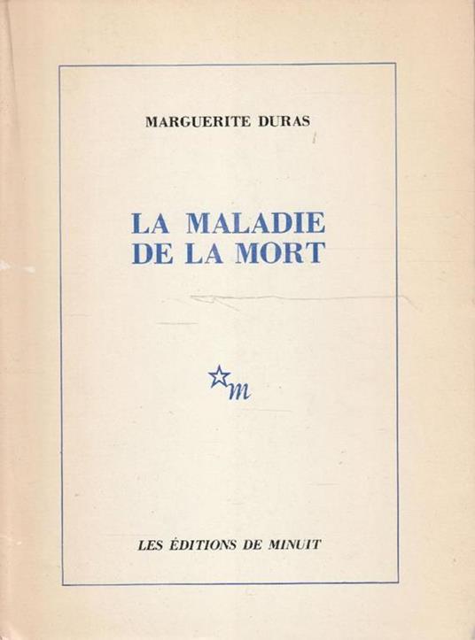 La maladie de la mort - Marguerite Duras - copertina
