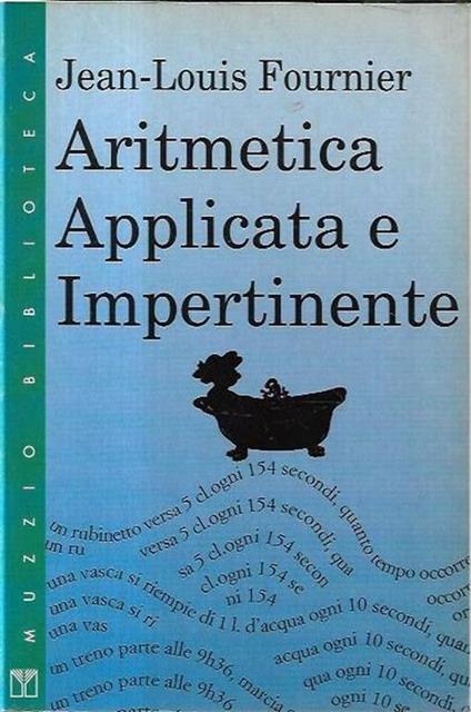 Aritmetica applicata e impertinente - Jean-Louis Fournier - copertina