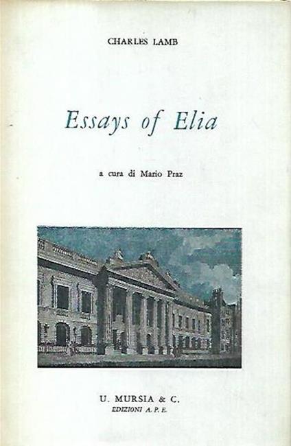 Essays of Elia - copertina