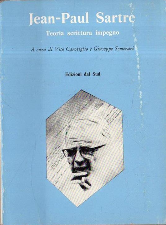 Teoria scrittura impegno - Jean-Paul Sartre - copertina