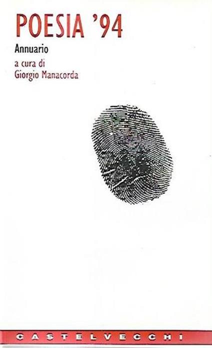 Poesia '95 : annuario - Giorgio Manacorda - copertina