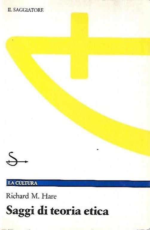 Saggi di teoria etica - Richard M. Hare - copertina