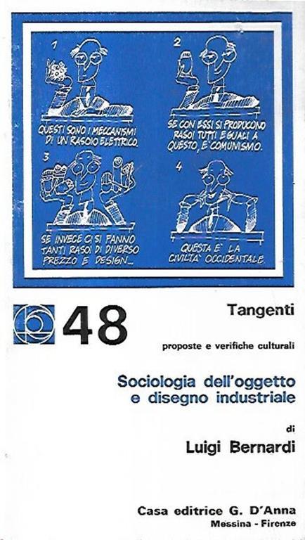 Sociologia dell'oggetto e disegno industriale, n. 48 - Luigi Bernardi - copertina