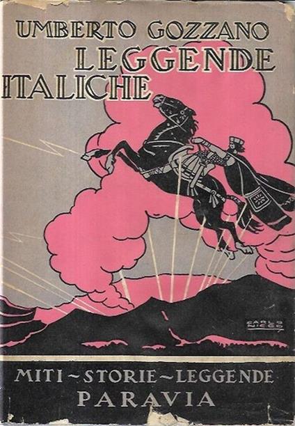 Leggende italiche - Umberto Gozzano - copertina