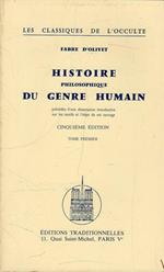 Histoire philosophique du genre humain (I tomo)