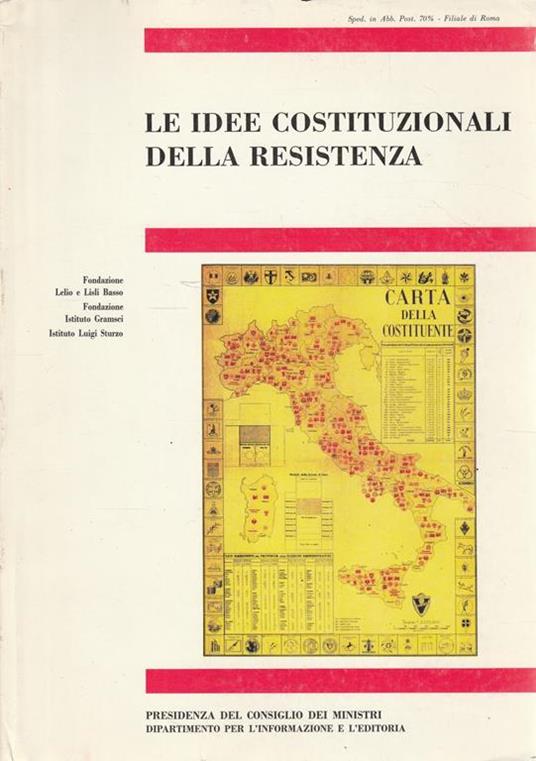 Le idee costituzionali della Resistenza - copertina