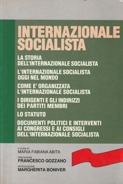 Internazionale socialista - copertina