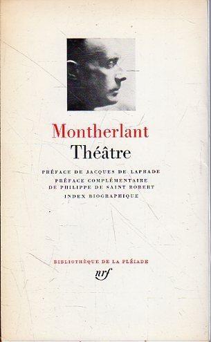 Theatre - Henry de Montherlant - copertina