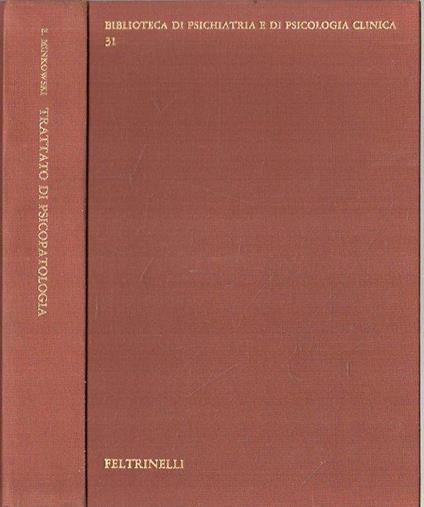 Trattato di psicopatologia - Eugène Minkowski - copertina
