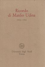 Ricordo di Manlio Udina 1902-1982