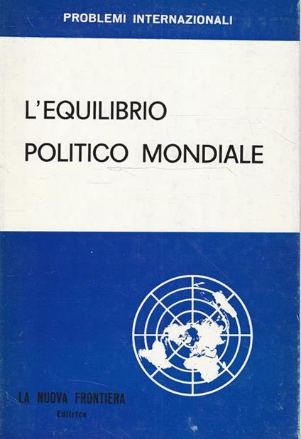 L' equilibrio politico mondiale - copertina