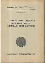 L' integrazione giuridica nell'associazione europea di libero scambio