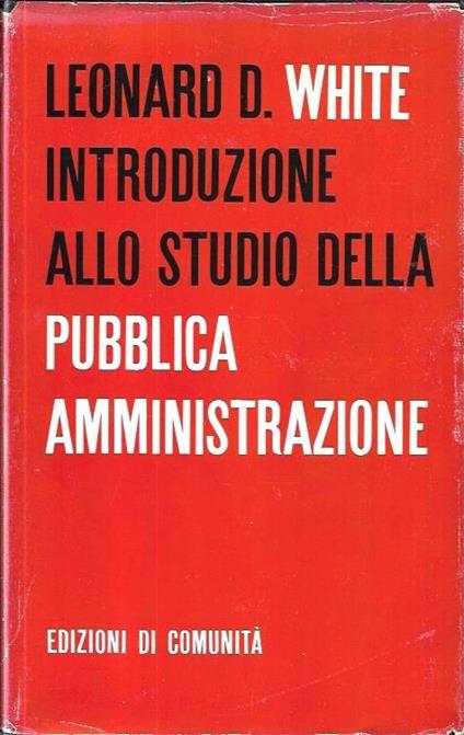 Introduzione allo studio della pubblica amministrazione - copertina