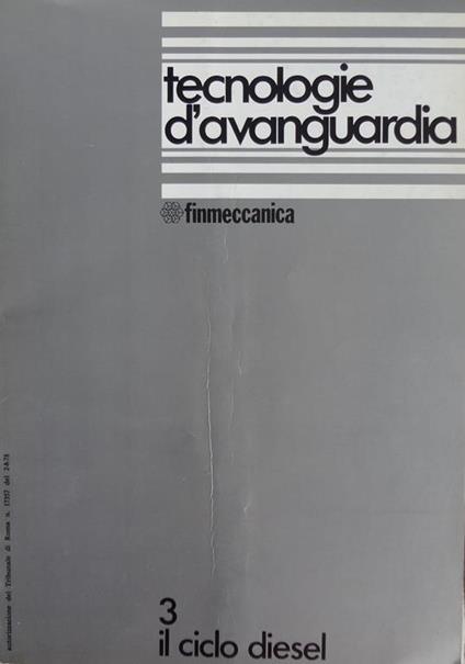 Tecnologie d'avanguardia Vol. 3 il ciclo diesel - copertina