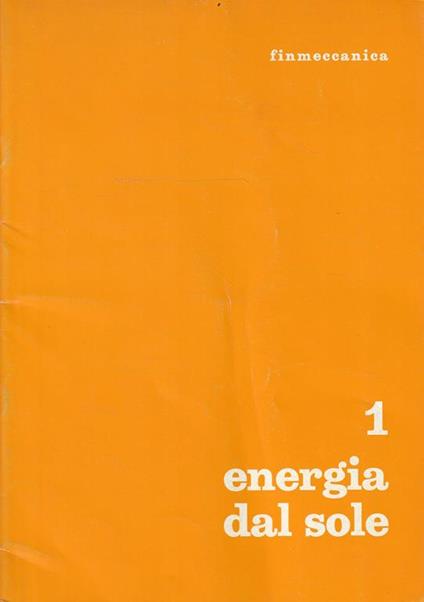 Tecnologie d'avanguardia Vol. 1 Energia dal sole - copertina