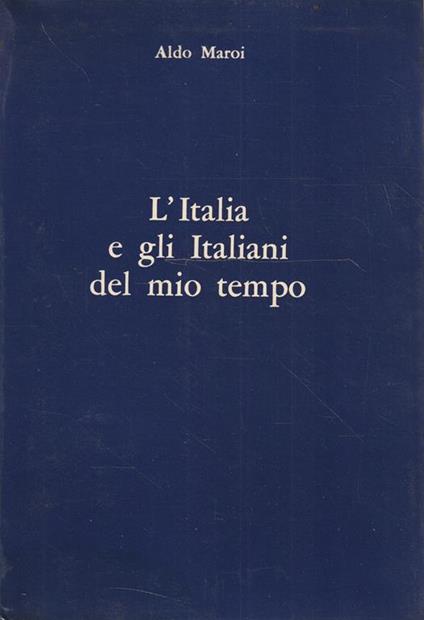 L' Italia e gli Italiani del mio tempo - copertina