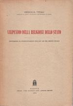 Autografato ! Vilipendio della religione dello Stato: contributo all'interpretazione dell'Art. 402 del codice penale