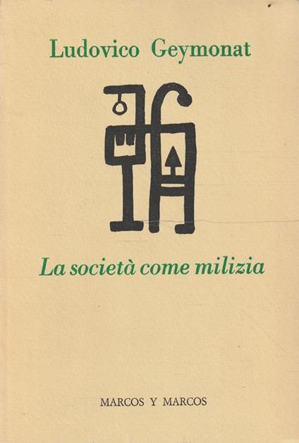 La società come milizia - copertina