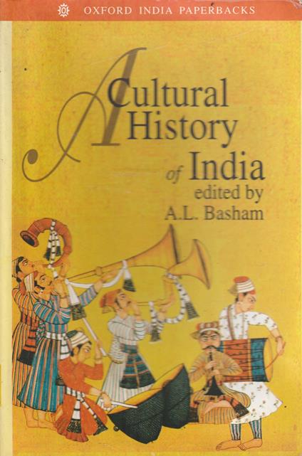 A cultural history of India - copertina