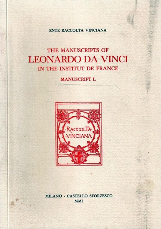 The manuscripts of Leonardo da Vinci in the institut de France. Manuscript V - copertina