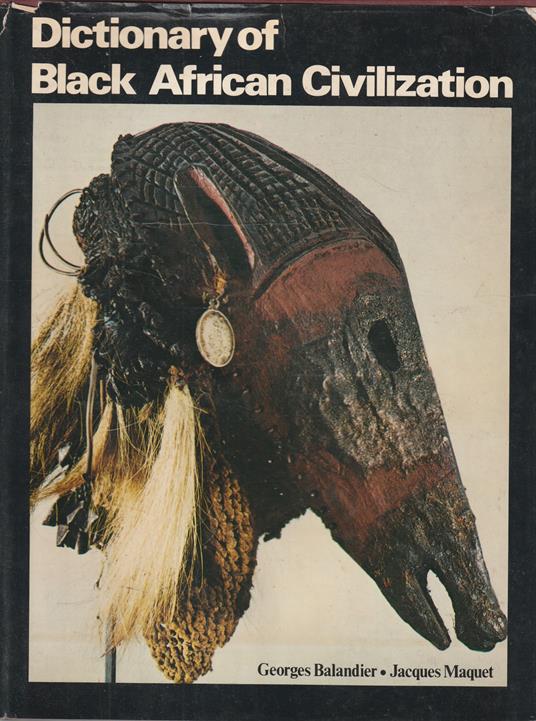 Dictionary of Black African Civilization - copertina