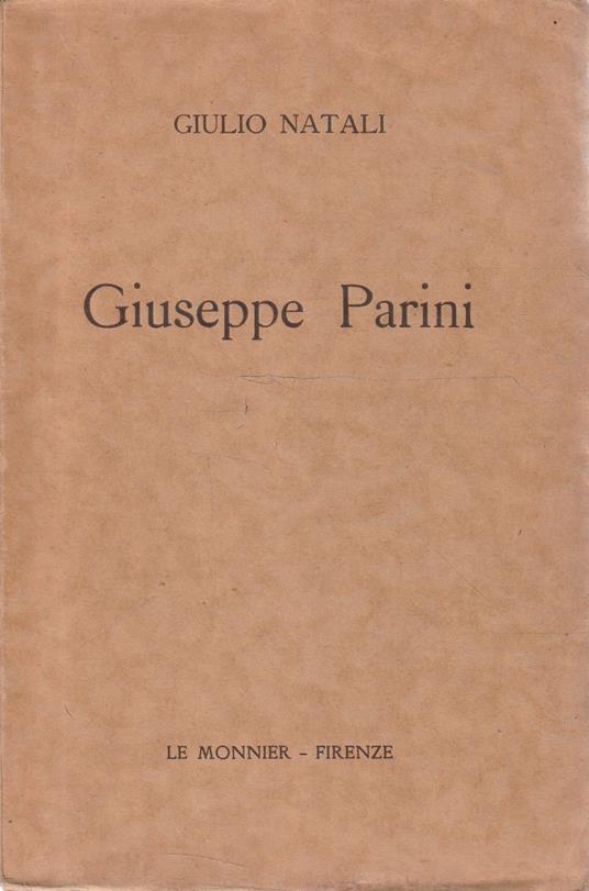 Giuseppe Parini - copertina