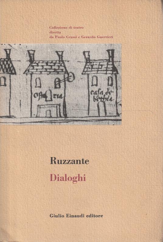 Dialoghi - Ruzante - copertina