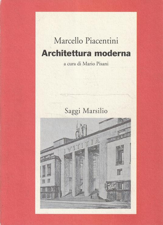 Architettura moderna - Marcello Piacentini - copertina