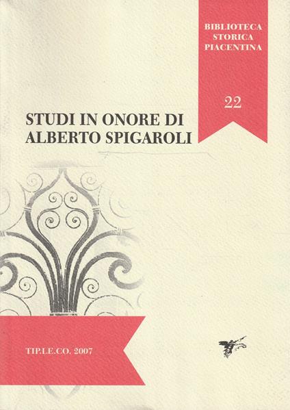 Studi in onore di Alberto Spigaroli - copertina