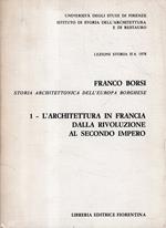 1. L'Architettura in Francia dalla rivoluzione al secondo impero