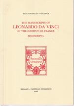 The manuscripts of Leonardo Da Vinci in the Institut de France. Manuscript L