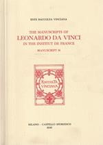 The manuscripts of Leonardo Da Vinci in the Institut de France. Manuscript M
