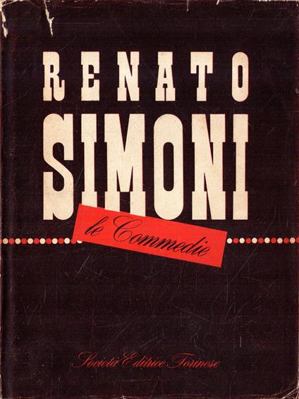 Le commedie - Renato Simoni - copertina