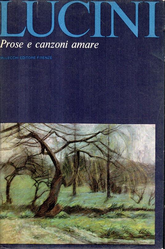 Prose e conzoni amare - Gian Pietro Lucini - copertina