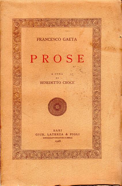 Prose - copertina