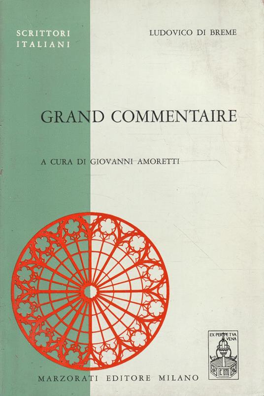 Grand Commentaire - Ludovico Di Breme - copertina