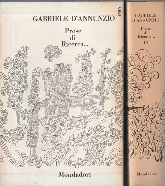 Prose di Ricerca... vol. III - Gabriele D'Annunzio - copertina