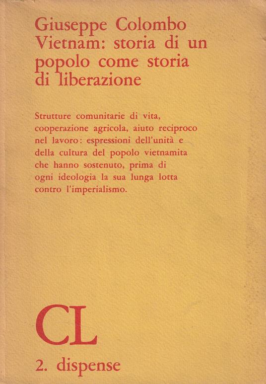 Vietnam: storia di un popolo come storia di liberazione - G. Colombo - copertina