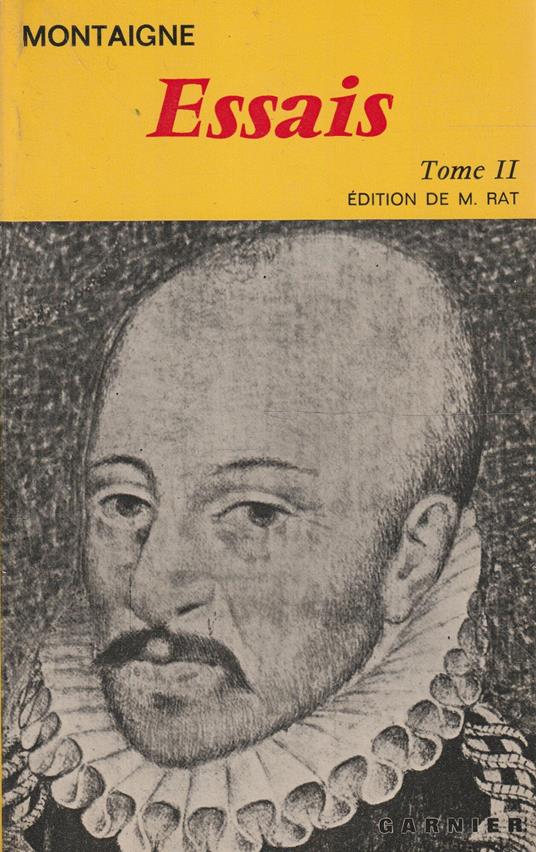 Essais -Tome II - Montaigne - copertina