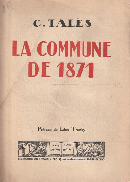 La comune de 1871 - C. Talès - copertina