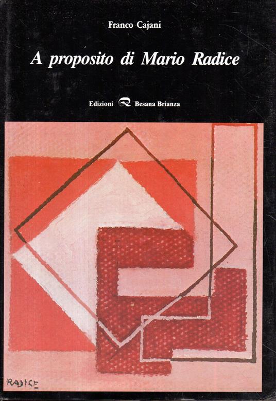 A proposito di Mario Radice - Franco Cajani - copertina