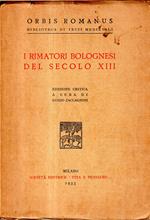 I rimatori bolognesi del secolo XIII