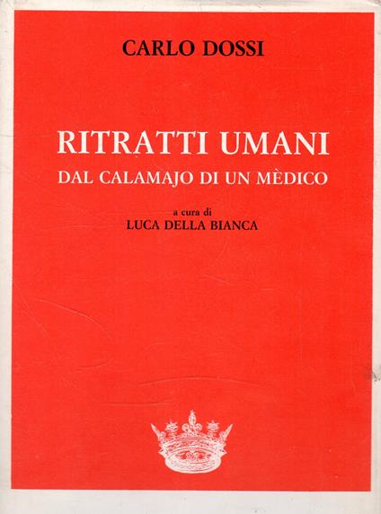 Ritratti umani : Dal calamajo di un mèdico - copertina