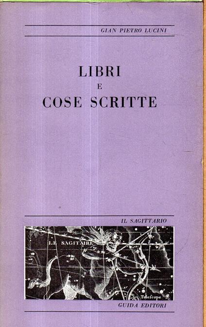 Libri e Cose Scritte - Gian Pietro Lucini - copertina